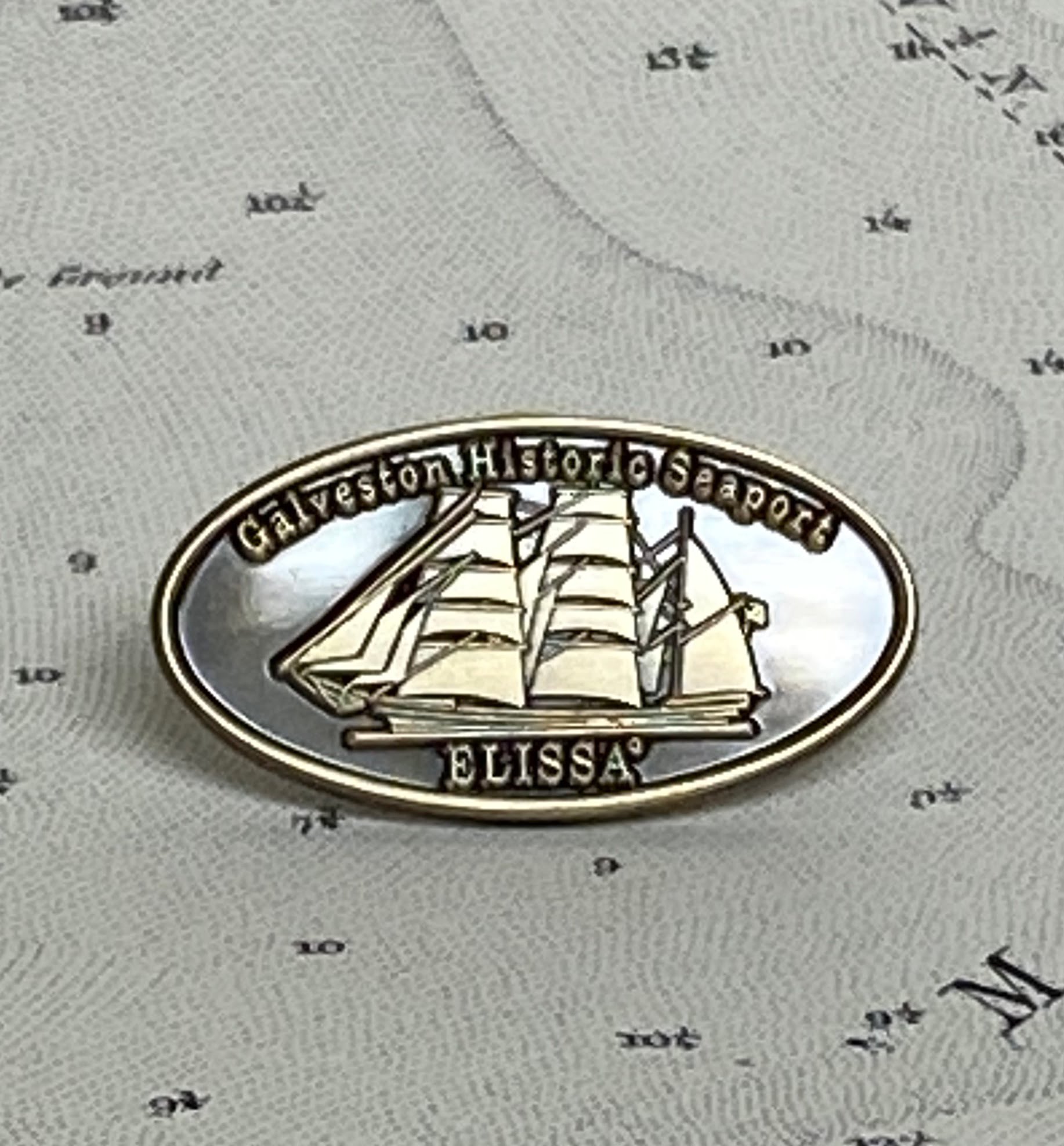 ELISSA® Bronze Lapel Pin Galveston Historical Foundation