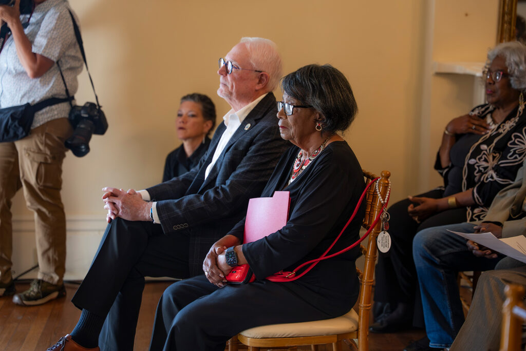 Mayor Craig Brown and Tommie D. Boudreaux