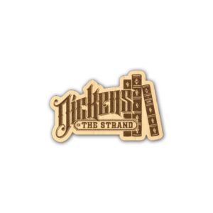 Dickens on the Strand Wood Magnet