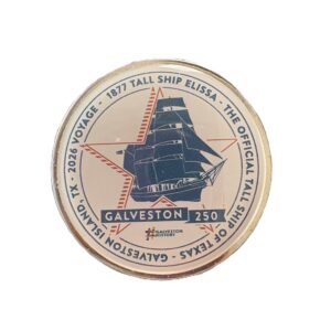 Galveston 250 Lapel Pin