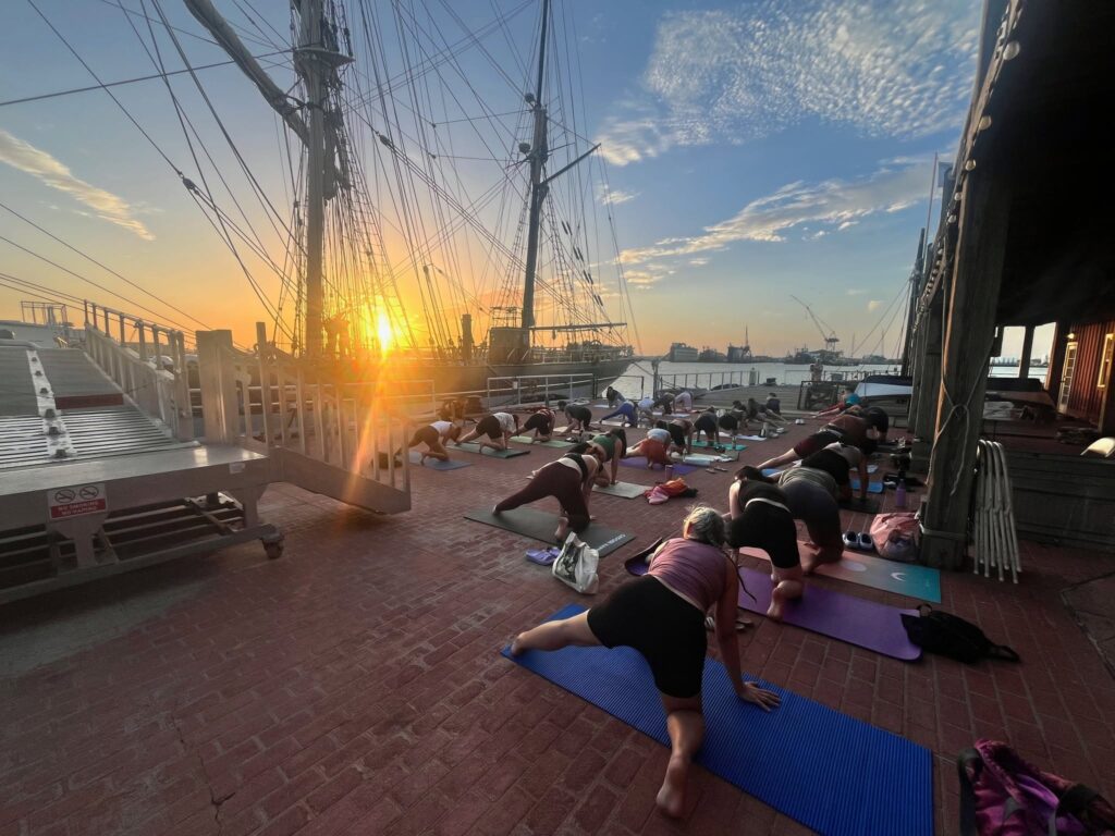 Yoga on the Pier
